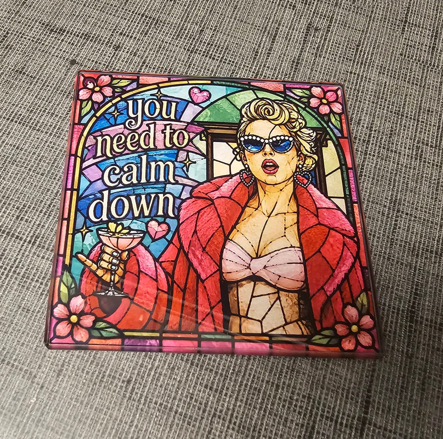 TS Glass Coasters