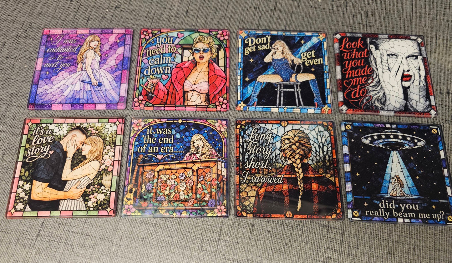 TS Glass Coasters