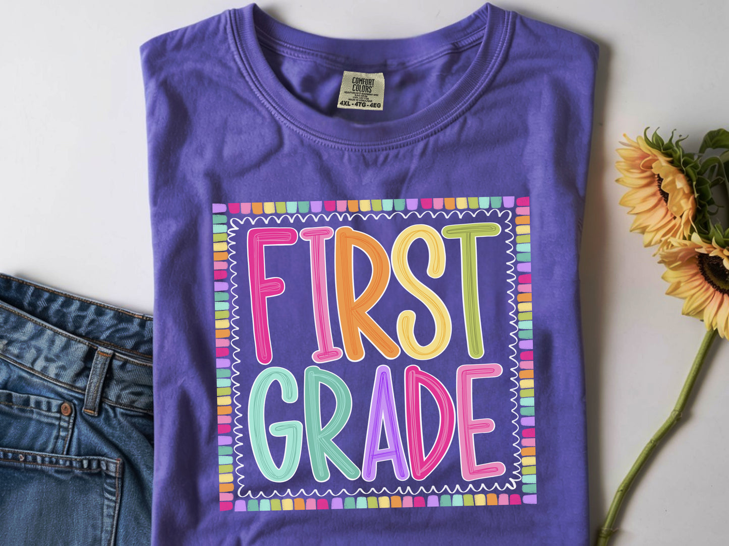 Sketchy Grade Level - Comfort Colors T-Shirt
