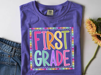 Sketchy Grade Level - Comfort Colors T-Shirt