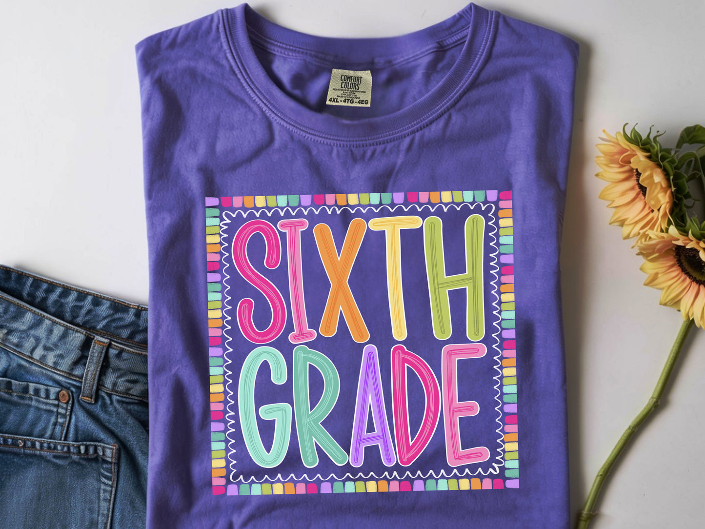 Sketchy Grade Level - Comfort Colors T-Shirt