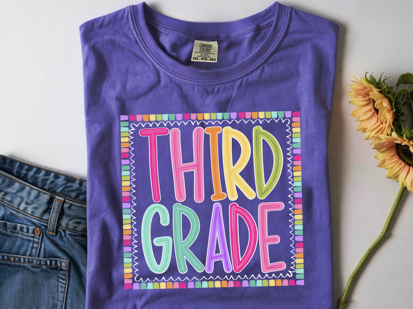 Sketchy Grade Level - Comfort Colors T-Shirt