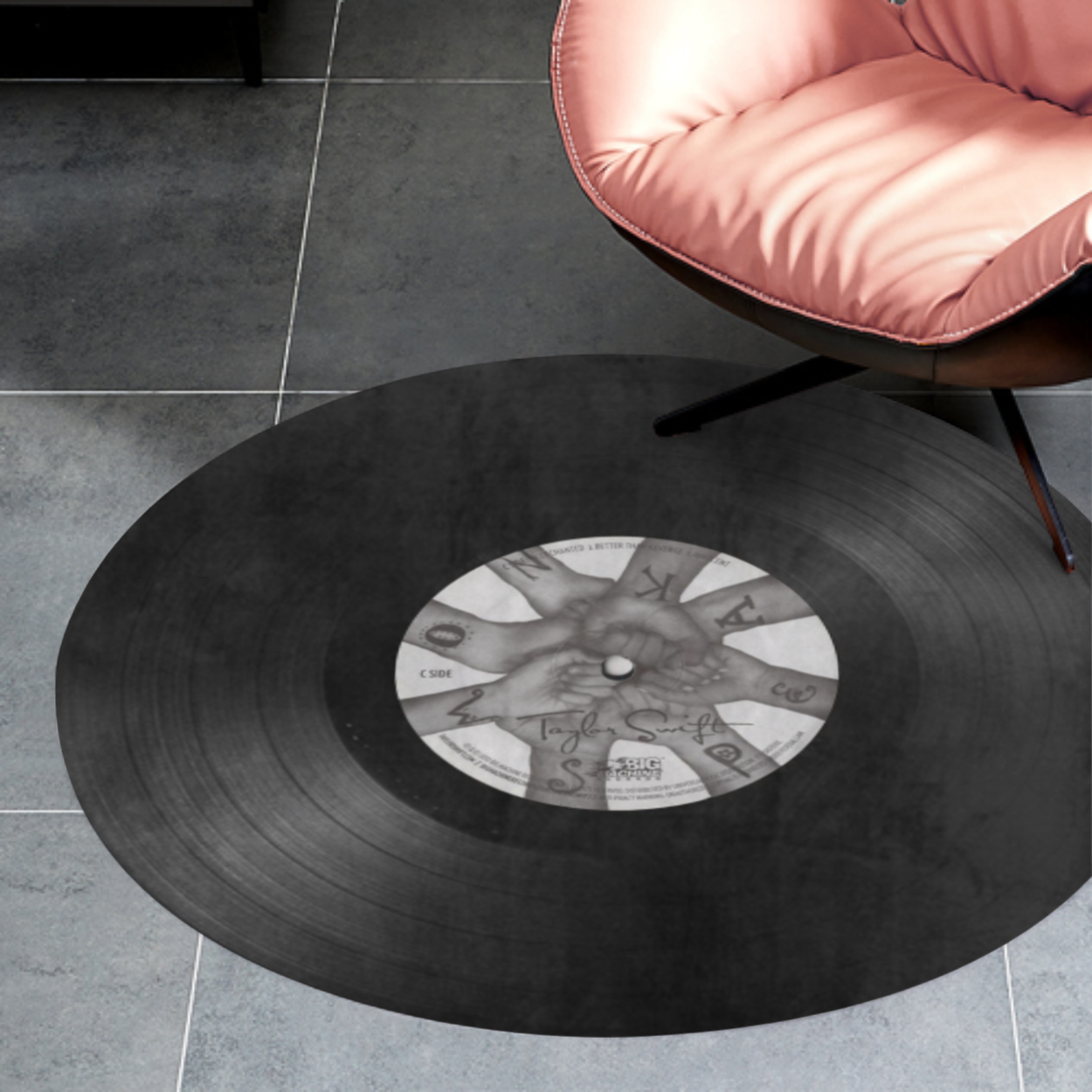 TS Vinyl Inspired Floor Mat