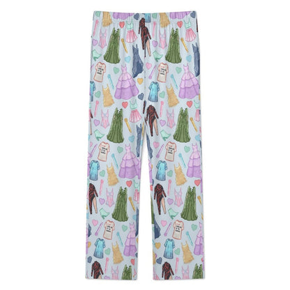 TS Blue Era's Print Women's V- Neck Long Sleeve Pajama Set