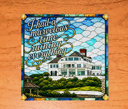 TS Glass Coasters