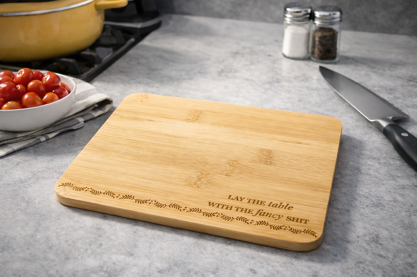TS Laser Engraved Cutting Board