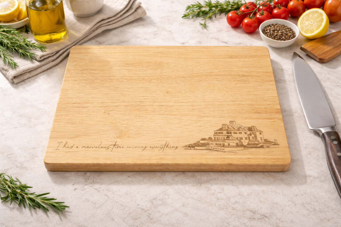TS Laser Engraved Cutting Board