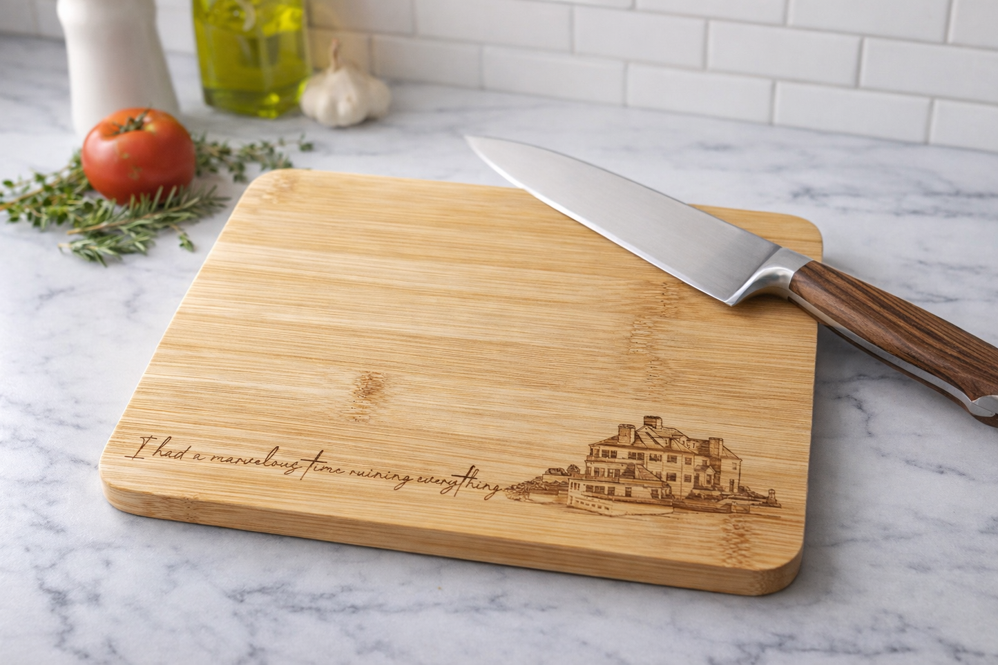 TS Laser Engraved Cutting Board